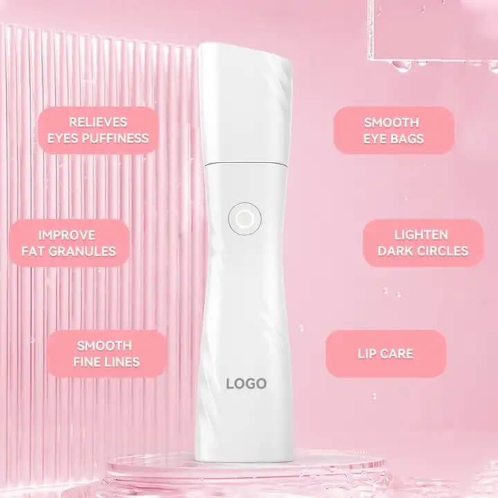 SKB-1807 Elektrisch beheiztes vibrierendes Anti-Falten-Stift-Augen-Schönheits-Stift-heißes Kompressions-Augen-Massagegerät 